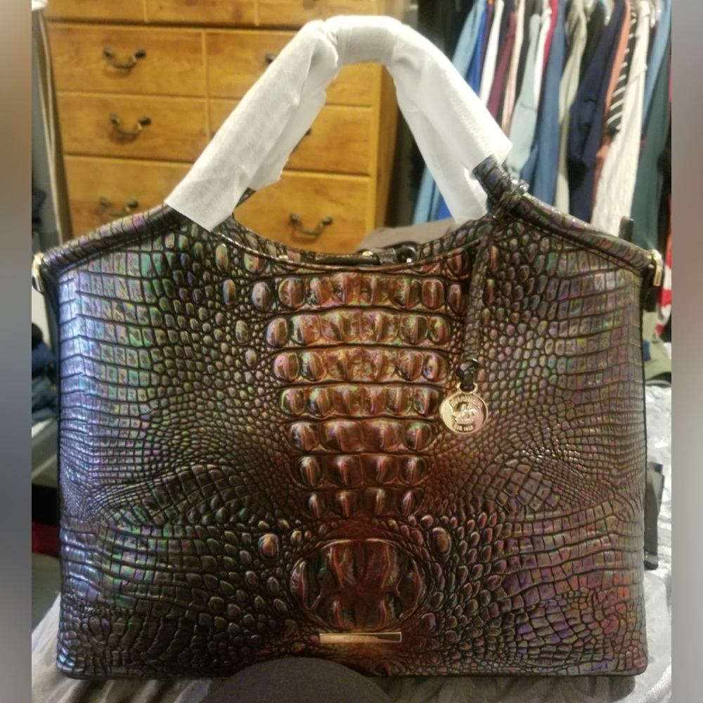 Brahmin Elaine Black Pearl Ombre - NEW